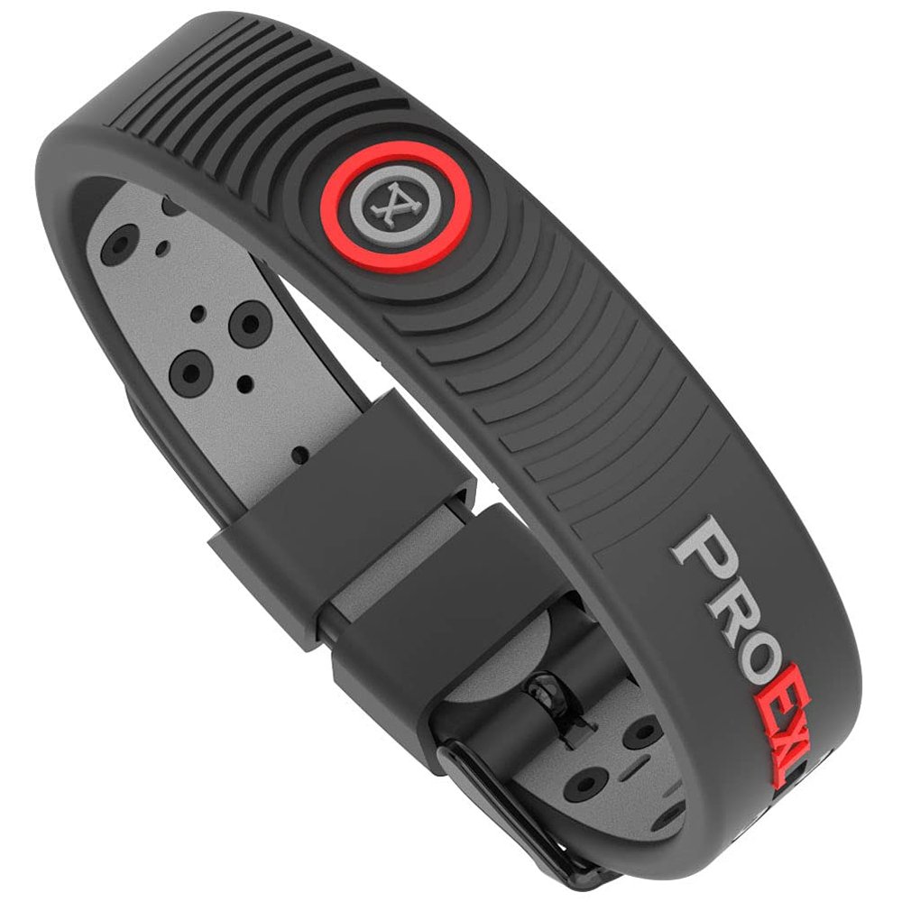 ProExl Ultimate Magnetic Therapy Bracelet - Arthritis Relief - Adjustable strap - Black Red