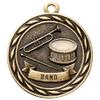 10 Pack of Band Music Gold Medals Trophy Award with Neck Ribbons MA view 2