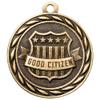 10 Pack of Good Citizen Gold Medals Trophy Award with Neck Ribbons MA view 2
