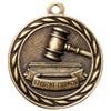 10 Pack of Student Council Gold Medals Trophy Award with Neck Ribbons MA view 2