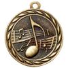 10 Pack of Music Gold Medals Trophy Award with Neck Ribbons MA view 2