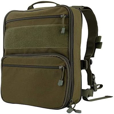Flat Tactical MOLLE Backpack Military Multifunctional Airsoft Tool Bag Camping Bag Travel Hunting Hiking Backpack