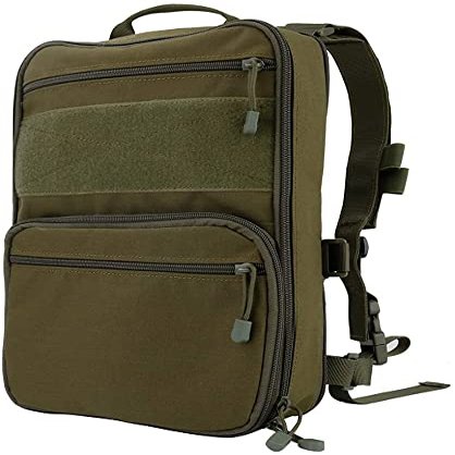 Flat Tactical MOLLE Backpack Military Multifunctional Airsoft Tool Bag Camping Bag Travel Hunting Hiking Backpack