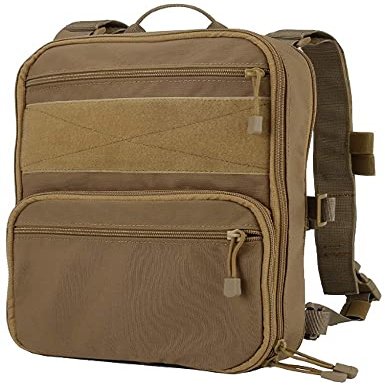 Flat Tactical MOLLE Backpack Military Multifunctional Airsoft Tool Bag Camping Bag Travel Hunting Hiking Backpack