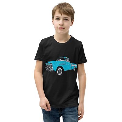 1958 Chevy Cameo Antique Pickup Truck Youth Short Sleeve T-Shirt