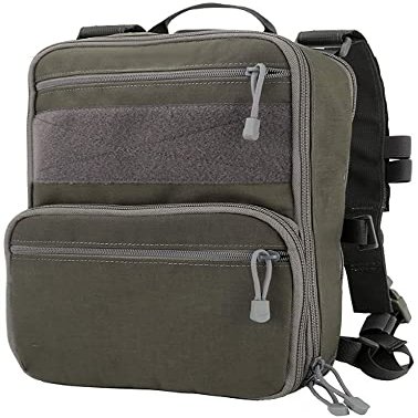 SHENGJIA Flat Tactical MOLLE Backpack Military Multifunctional Airsoft Tool Bag Camping Bag Travel Hunting Hiking Backpack, 50*30*15com