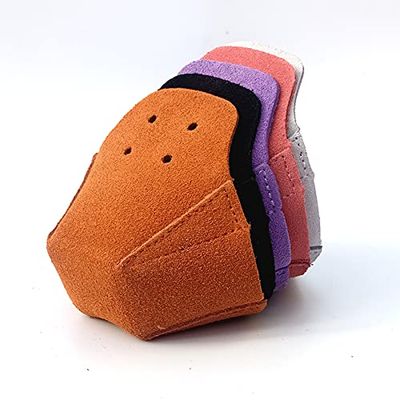 VKEDA 100% Real Cowhide | Toe Cap Guard Protectors | Roller Skate Derby Speed 1 Pair(Pink)