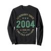22 Year Old Bday Legend Since 2004 - Vintage 22nd Birthday Sweatshirt view 1
