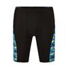 DEVOROPA Boys' Splice Swim Jammers Youth Competitive Swim Team Suit Quick Dry Athletic Swimming Shorts UPF 50+ Black-Ocean M view 1