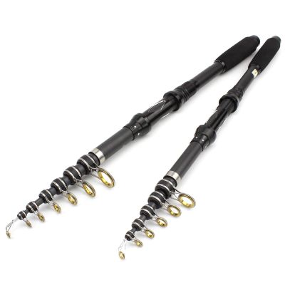 2021 New Compact Long-Range Bait Rod, Bait Weight 30-60g, 44cm Portable Telescopic Sea Rod, Trout Rod, Sea Bass Fishing Rod, Carp Fishing Rod, Travel Fishing Tackle ZYHYD (Size : 2.4m)