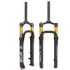Jejy Snow Beach XC Mountain Bike Front Fork 26, Aluminum Alloy Spacing Hub 135mm Travel Inner Diameter :34mm MTB Air Forks view 1