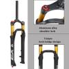 Jejy Snow Beach XC Mountain Bike Front Fork 26, Aluminum Alloy Spacing Hub 135mm Travel Inner Diameter :34mm MTB Air Forks view 3