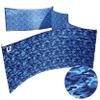 Ocean Camo Pro Beach Recycled Polyester Rip-Stop 20 ft Lightweight Windscreen, Privacy Screen, Wind Blocker, Free Matching Shoulder Bag (New Mahogany Wood Poles) view 1
