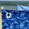 Ocean Camo Pro Beach Recycled Polyester Rip-Stop 20 ft Lightweight Windscreen, Privacy Screen, Wind Blocker, Free Matching Shoulder Bag (New Mahogany Wood Poles) view 2