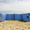 Ocean Camo Pro Beach Recycled Polyester Rip-Stop 20 ft Lightweight Windscreen, Privacy Screen, Wind Blocker, Free Matching Shoulder Bag (New Mahogany Wood Poles) view 4