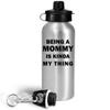 Art by Chelsydale Gifts for Being a Mommy Water Bottle Tumbler - 20oz Reusable Drinkware - Family Parents Day Mother from Son Daughter Motherhood Appreciation Funny Cute Gag Idea - Kinda My Thing view 2