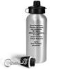 Art by Chelsydale Gag Gifts for Dear Stepsister Water Bottle Tumbler - 20oz Reusable Drinkware - Step Sister Sis Family Reunion Siblings Day Funny Cute Idea - Thanks Punch Her Face Love Stepsister view 2