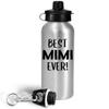 Art by Chelsydale Gifts for BestEver Mimi Water Bottle Tumbler - 20oz Reusable Drinkware - Funny Cute Gag Idea Grandparents Day Appreciation Family Reunion Birthday Recognition Award Reward view 2