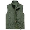 XINDSJDS Summer Mesh Vest Men Thin Breathable Multi Pocket Classic Sleeveless Climbing Hiking Fishing Jackets Dark Blue XL view 4