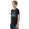 1964 Chevy C10 Vintage Pickup Truck Youth Short Sleeve T-Shirt Black view 3