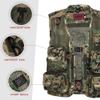 XINDSJDS Men Camouflage Hunting Vest Sleeveless Military Jacket Cargo Outdoor Outwear Waistcoat Multi-Pocket Vest K2 3XL (85kg-95kg) view 3