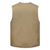 XINDSJDS Mens Cotton Multi Pocket Fishing Vest Outdoor Casual Sleeveless Jacket Big Size 4XL Army Green Vest 3XL view 3