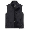 XINDSJDS Summer Mesh Vest Men Thin Breathable Multi Pocket Classic Sleeveless Climbing Hiking Fishing Jackets Black XXL view 1