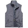 XINDSJDS Summer Mesh Vest Men Thin Breathable Multi Pocket Classic Sleeveless Climbing Hiking Fishing Jackets Grey 4XL view 1