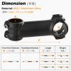 TRIWONDER 7 Degree 31.8 Bike Stem Bicycle Handlebar Stem Riser Bar Clamp for Mountain Bike Road Bike BMX MTB 110mm view 2
