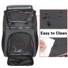 YOREPEK Soccer Bag, Soccer Backpack with Ball Compartment for Men and Women Fit Basketball Volleyball, Large Capacity Sports Equipment Bags Gift to School Gym Outdoor Camping, Black view 3