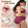 Intimate Portal Maternity Underwear Cotton Pregnancy Postpartum Panties Foldable Under the Bump Briefs 6 Pack Black L view 4