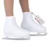 CRS Cross Skating Boot Covers Lycra Ice Skate Covers. Performance Ready Protection for Figure Skates, Ice Skating, Roller Skates. (White, Youth) view 1