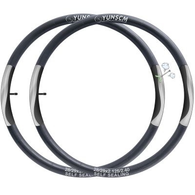 2-PCS 28"/29" Self Sealing Bike Tubes AV32mm 29x2.125/2.2/2.25/2.3/2.35/2.4 Super Automatic Repair Puncture Resistant 28/29 x 2.125-2.40 Bicycle Tire Tubes Schrader Valve