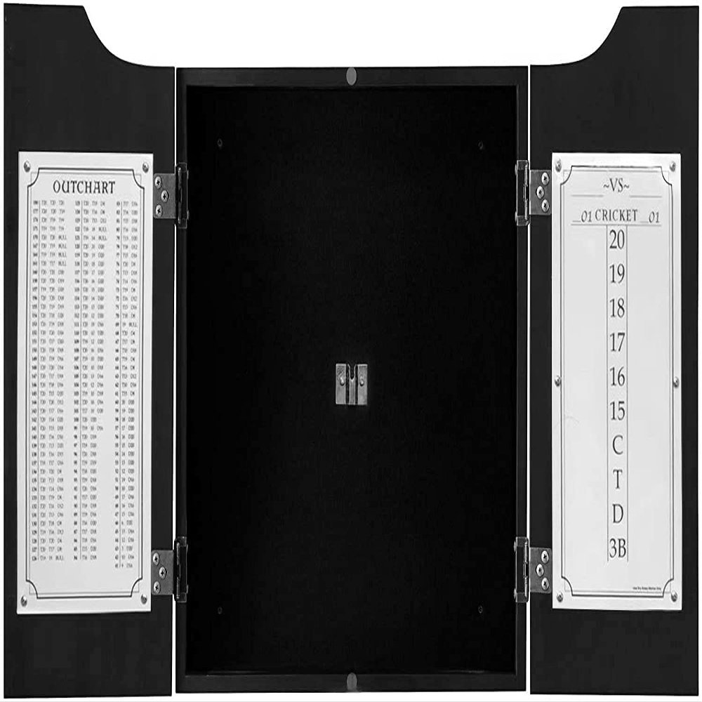 LANTE LIFE Black Dart Board Cabinet (No Dartboard)
