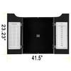 LANTE LIFE Black Dart Board Cabinet (No Dartboard) view 2