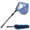 SANLIKE Fishing Landing Net Blue Extend to 33-98.4 inch with Long Telescoping Pole Handle, Landing Net for Easy Catch Release,Fishing net Freshwater for Kids Men Women view 1
