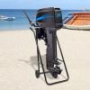 Heavy-Duty Outboard Motor Cart  Foldable 30HP Engine Carrier w/Rubber Wheels, 88lb Capacity  Portable Boat Motor Stand for Transport, Repair & Storage (Easy Assembly, Corrosion-Resistant Steel) view 2