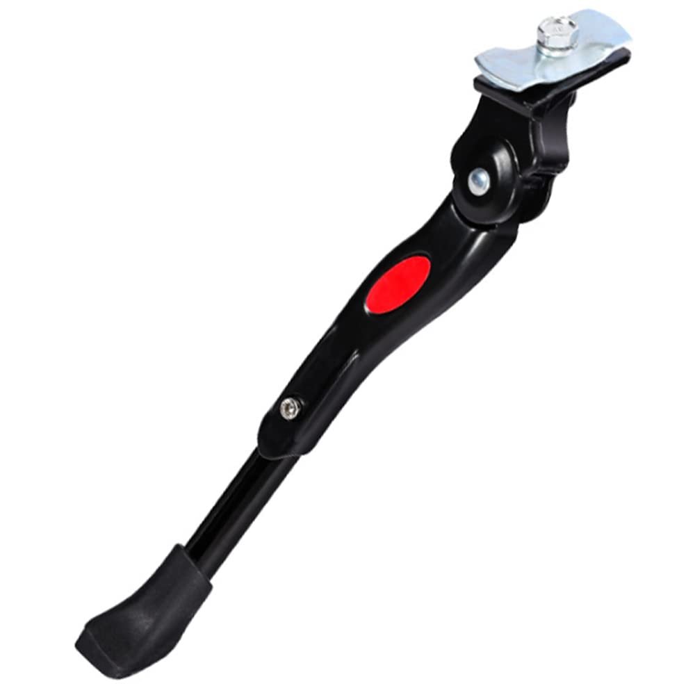 Mesee Bike Kickstand, Adjustable Aluminium Alloy Bicycle Side Support Stand Fit 24'' 26'' Tire Mountain Road Kids Adult Cycling