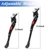 Mesee Bike Kickstand, Adjustable Aluminium Alloy Bicycle Side Support Stand Fit 24'' 26'' Tire Mountain Road Kids Adult Cycling view 2