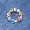 1pc Delicate Drip Oil Brooch Inlay Cute Fashionable Collar Pin for Girls Accessory for Beach Parties and Daily Wear view 2