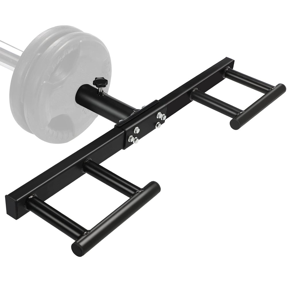 BRTGYM Viking Press Landmine Handle Attachment,for 2inch Olympic Barbell, Heavy Iron Made Home Gym Equipment for Deadlift Squat Row Press Workout