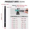 Azarxis Bike Seatpost, 25.4mm 27.2mm 28.6mm 30.4mm 30.8mm 31.6mm x 350mm Bicycle Seat Post Aluminum Alloy Seat Tube Saddle Pole for MTB, Road Bike, BMX, Fixed Gear (Black - 30.8 x 350mm) view 2