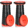 Esup 2 Pack Folding Camping Stool, Collapsible Stool Portable Lightweight Retractable Folding Stools Seat Fishing Outdoors Indoors Kitchen Max Load 400lbs view 1
