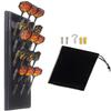LANTE LIFE Solid Wood Wall Mounted Dart Holder/Stand/Caddy Display, Holds 15 Steel/Soft Tip Dart, Solid Wooden Rack with Accessory Storage Bag, Game Room, Man Cave, Home Bar Decor (Black) view 4