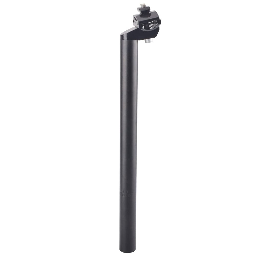 Azarxis Bike Seatpost with Clamp, 25.4mm 27.2mm 28.6mm 30.4mm 30.8mm 31.6mm x 350mm Bicycle Seat Post Aluminum Alloy Seat Tube Saddle Pole for MTB, Road Bike, BMX, Fixed Gear (Black 27.2 x 350mm)
