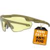 HTS HUNTERSKY S57 Yellow Lens Ballistic Tactical Shooting Glasses ANSI Z87+ UV400 Anti-Fog Eyewear for Airsoft Range Security and Outdoor Sports, for Men and Women view 1