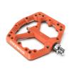 ROCKBROS Mountain Bike Pedals Flat MTB Pedals Nylon Fiber Bicycle Platform Pedals for Road Mountain BMX MTB Bikes Orange view 1