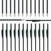 RUOERSI 32" Archery Carbon Arrows 550 Spine Hunting Arrows with Vanes Replaceable Tips Targeting Practice Arrows for Compound Bow Recurve Bow Long Bow (40 Pack) view 1