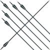 RUOERSI 32" Archery Carbon Arrows 550 Spine Hunting Arrows with Vanes Replaceable Tips Targeting Practice Arrows for Compound Bow Recurve Bow Long Bow (40 Pack) view 4