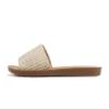 Soda Shoes Efron-S Women Flip Flops Basic Plain Slippers Slip On Sandals Slides Casual Peep Toe Beach (Raffia Nude, us_footwear_size_system, adult, women, numeric, medium, 7.5) view 1